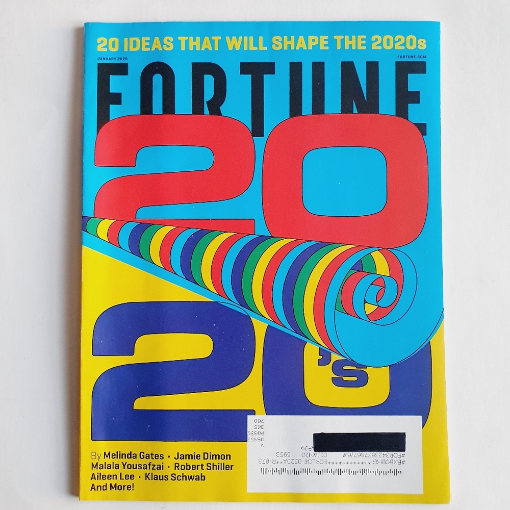 Fortune Magazine January, 2020 - 20 Ideas That Will Shape The 2020s